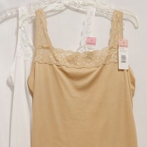 NWT SET - VASSARETTE Microfiber CAMI TANK - 1054HH